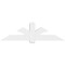 Ekena Millwork Redmond Architectural Grade PVC Gable Bracket, 72"W x 21"H x 6"D x 6"F, 7/12 Pitch GBP072X21X0606RED00 - alternate 2